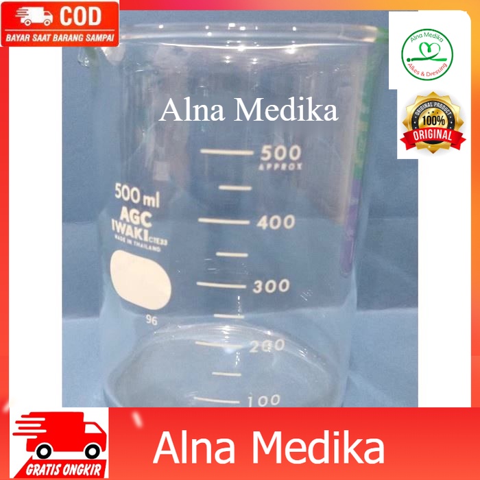 Beaker Glass / Iwaki / Pyrex / 500 ml