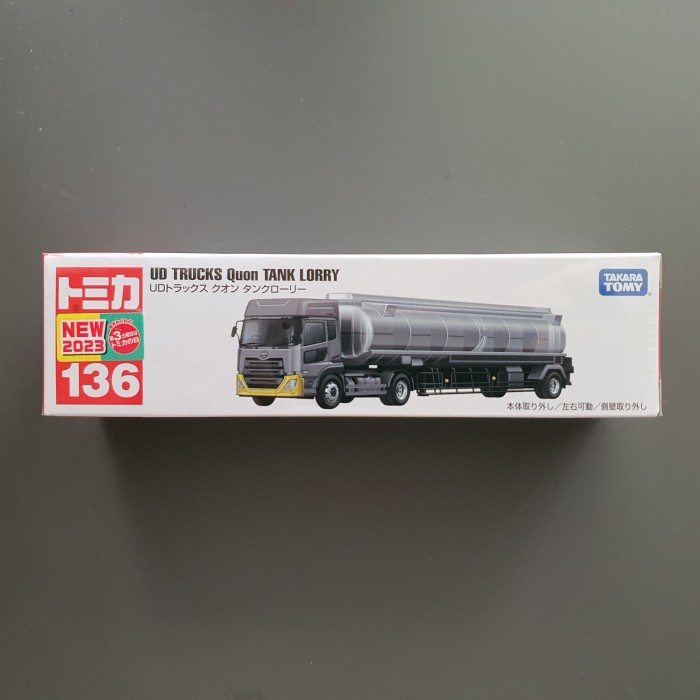 Tomica Long 136 UD Trucks Quon Tank Lorry Truck Diecast Truk Tangki