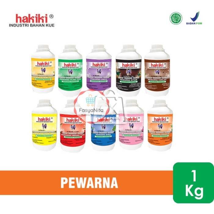 

Pewarna Makanan Hakiki / Food Colour Aneka Warna (1 Kg) - Hitam - FasyAnita Mart Denpasar