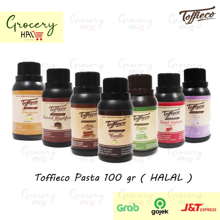 

wasitastore [Promo Murah] TOFFIECO PASTA 100 GRAM ANEKA RASA [ Red Velvet / Mocca / Dll ] - PANDAN SUJI