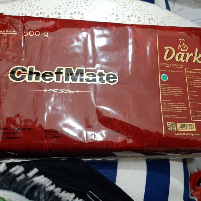 

NEW PromoTermurah CHEFMATE COKLAT DARK BLOK 500GR, BISA DIPARUT DAN DILUMERKAN