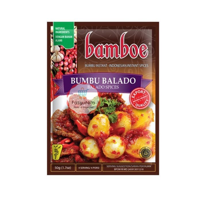 

Bamboe Bumbu Balado 50 gr - FasyAnita Mart Denpasar