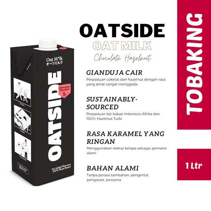 

XMASTER OATSIDE OAT MILK BARISTA BLEND CHOCOLATE HAZELNUT 1LITER