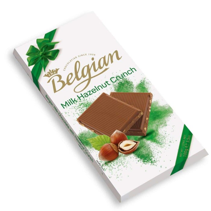 

The Belgian Milk Hazelnut Crunch Chocolate [100 gr]