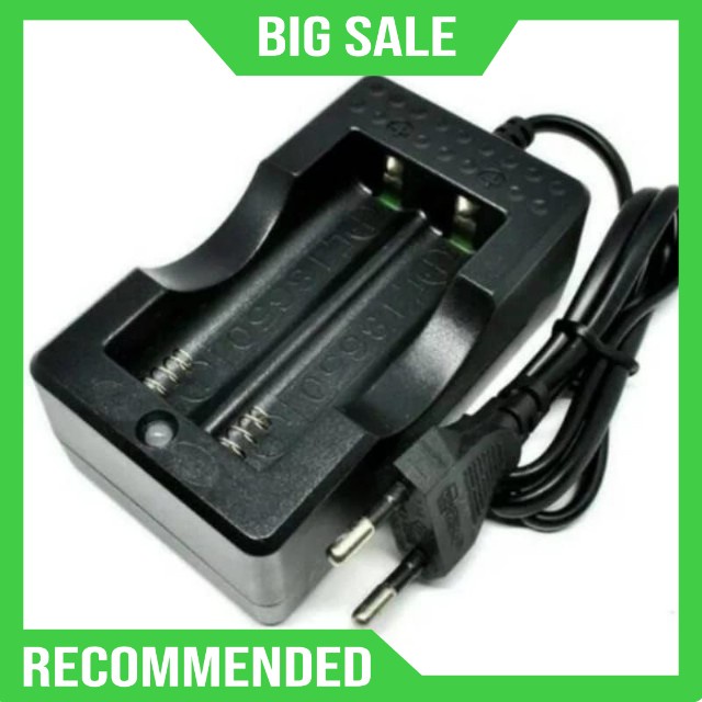 𝑷𝑹𝑶𝑴𝑶 CHARGER BATERAI BATTERY BATRE 18650 SENTER LASER