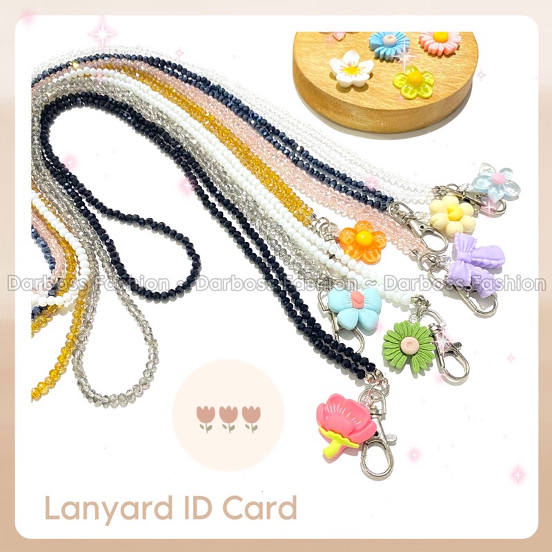 

LANYARD ID CARD / LANYARD NAME TAG / ID CARD HOLDER PREMIUM/ Lanyard Crystal Beads / Kalung ID CARD KARTU NAMA / lanyard id kristal / Gantungan ID CARD / Lanyard kartu / Lanyard HP / Gantungan serbaguna