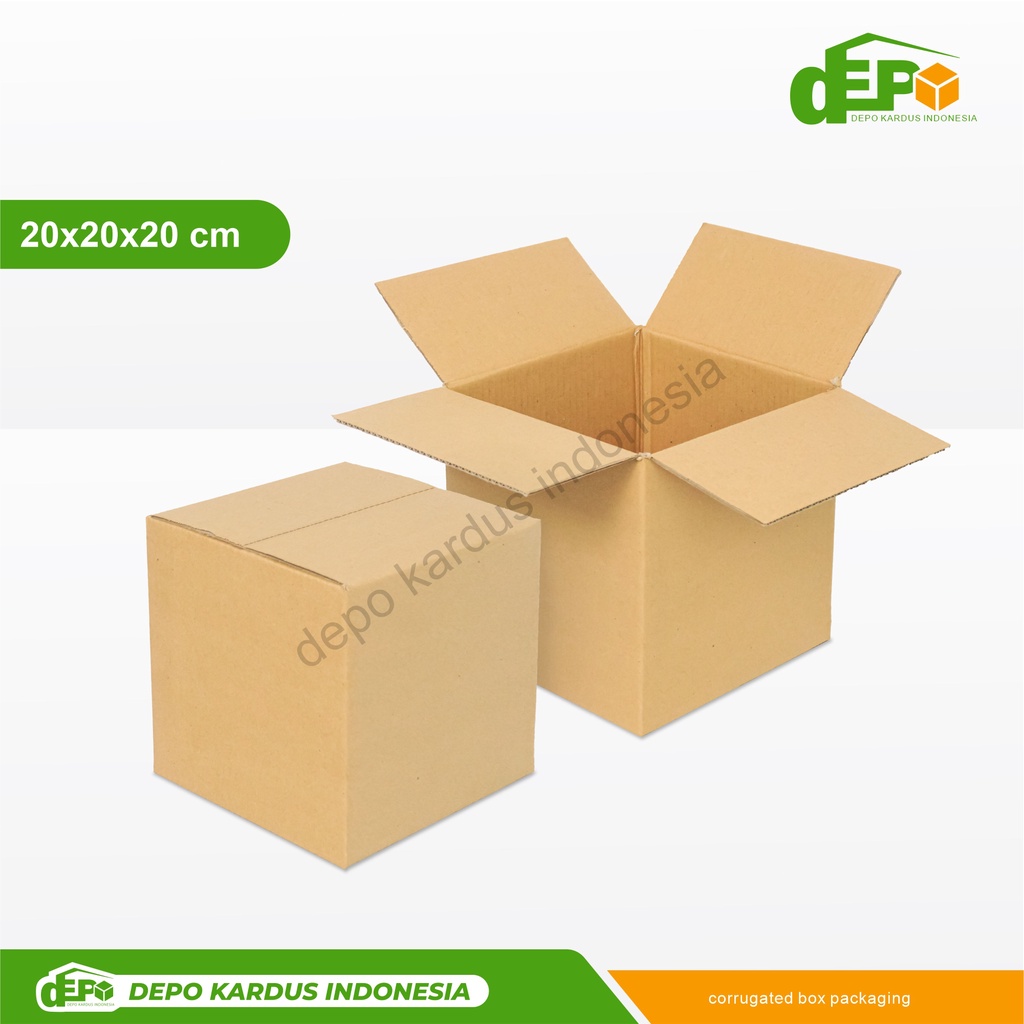 

Box 20x20x20 cm (ELA) Kardus/Karton/Paking/Normal/AMDK/Hampers/tinggi20