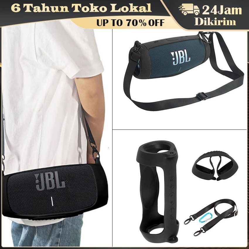 Untuk Penutup Pelindung JBL Charge 5 Dengan Tali Bahu / Silicone Case Protective Cover Anti-fall Spe