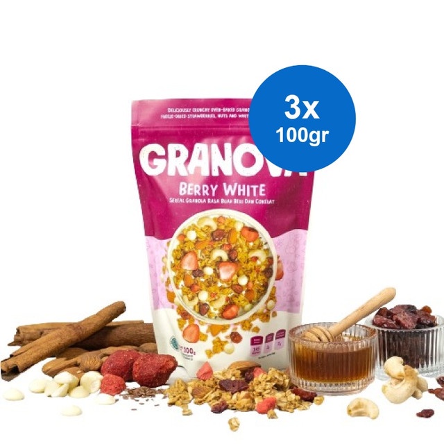 

Granova Granola Berry White 100 gr x 3