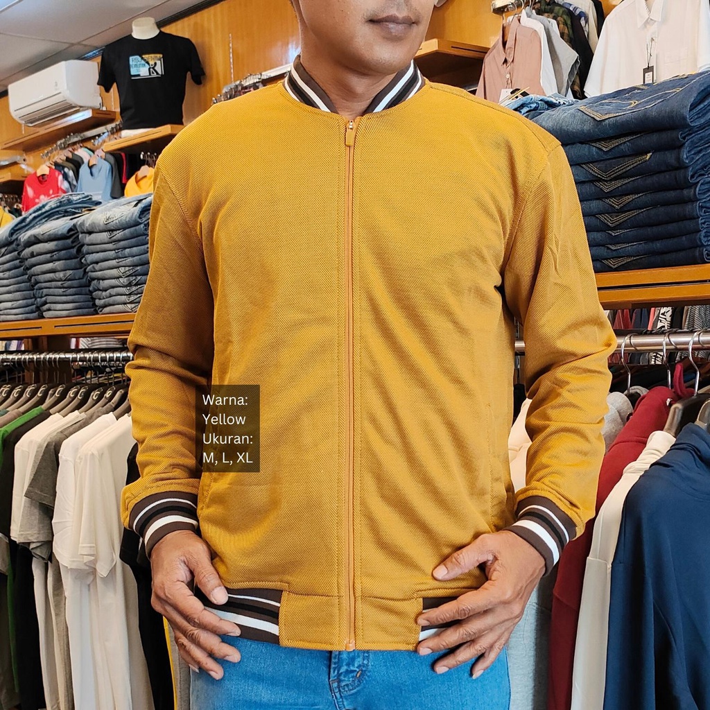 Jaket Bomber Hugo Selection Jaket Polos Pria