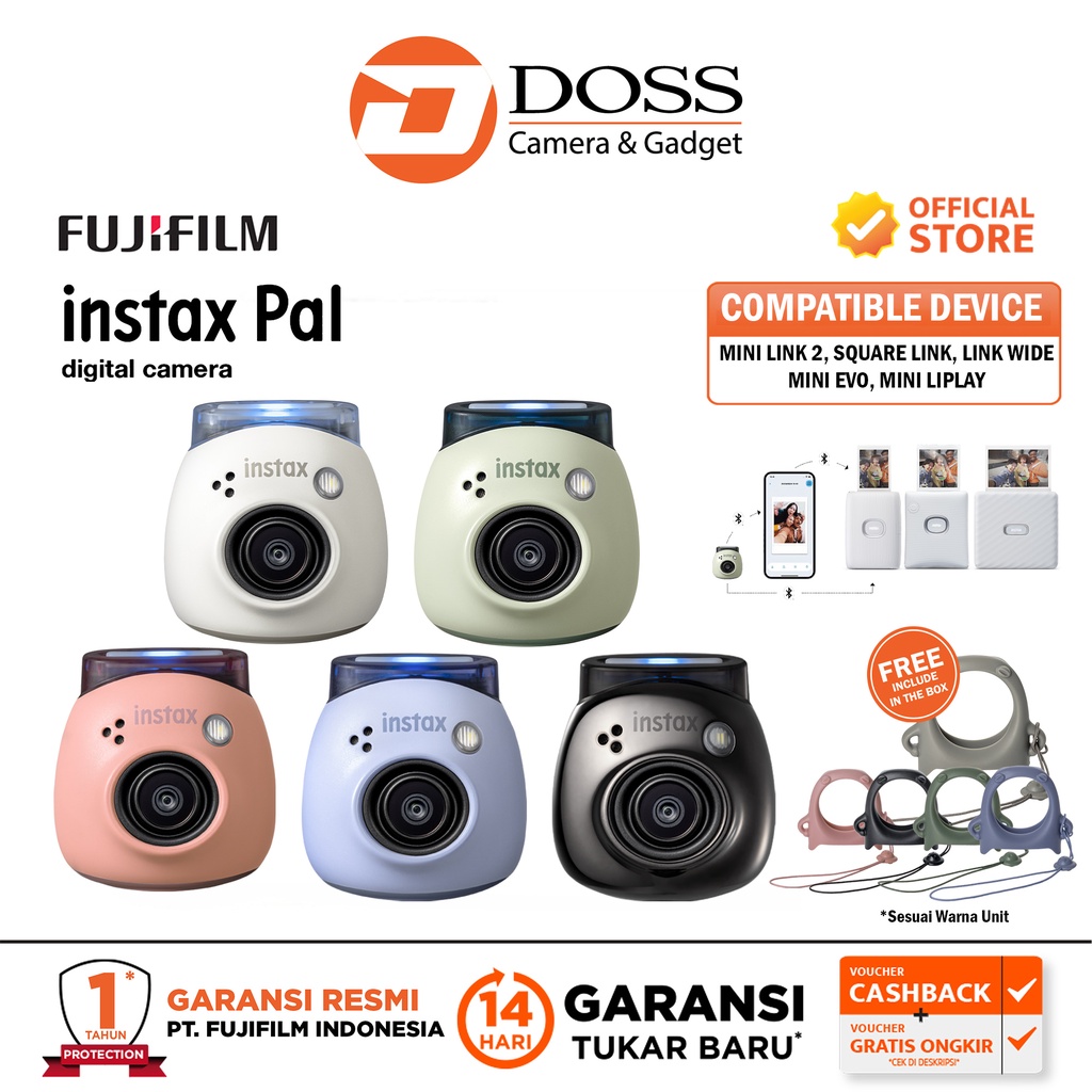 Fujifilm Instax PAL Digital Camera Fujifilm PAL Instax Camera
