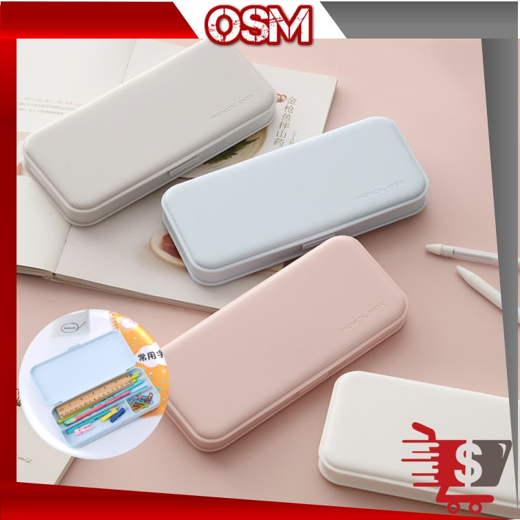 

OSM - S5983 Tempat Pensil / Kotak Pensil Multifungsi Minimalis / Kotak Alat Tulis Portabel / Tempat Pensil Perlengkapan Sekolah