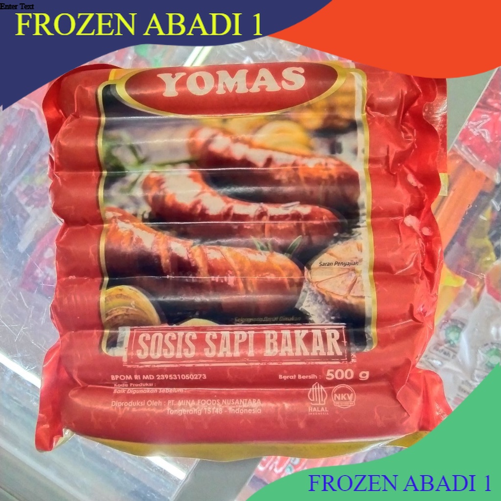 

YOMAS Sosis Sapi Long Original 7s 500gr