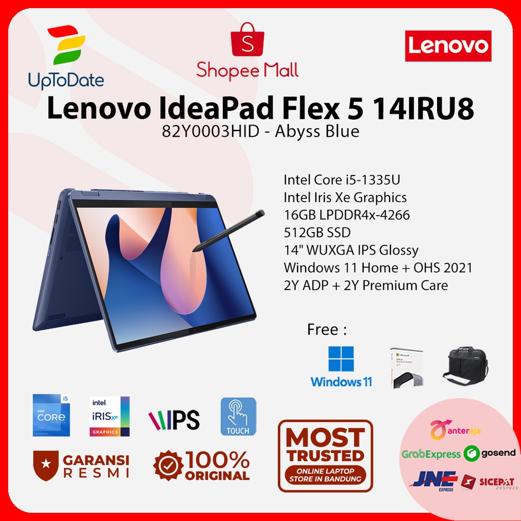 Lenovo IdeaPad Flex 5 14IRU8 3HID Core i5-1335U 16GB 512GB 14" W11+OHS