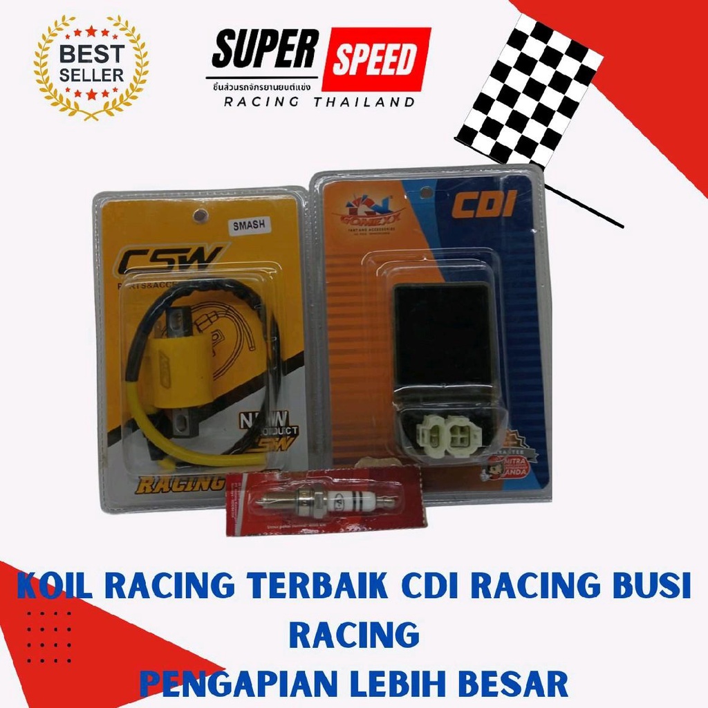 CDI Racing Shogun Koil Racing, dan Busi Racing Car