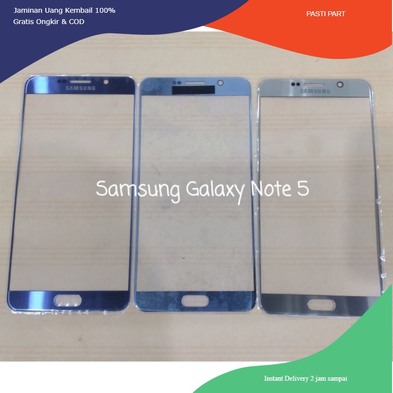 kaca lcd kaca depan kaca touchscreen samsung note 5