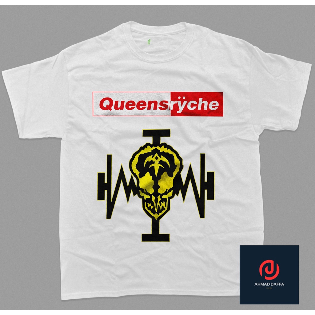 BAND - Queensryche T Shirt -Shirt - Baju - Kaos - 2 - Cotton Combed 24s