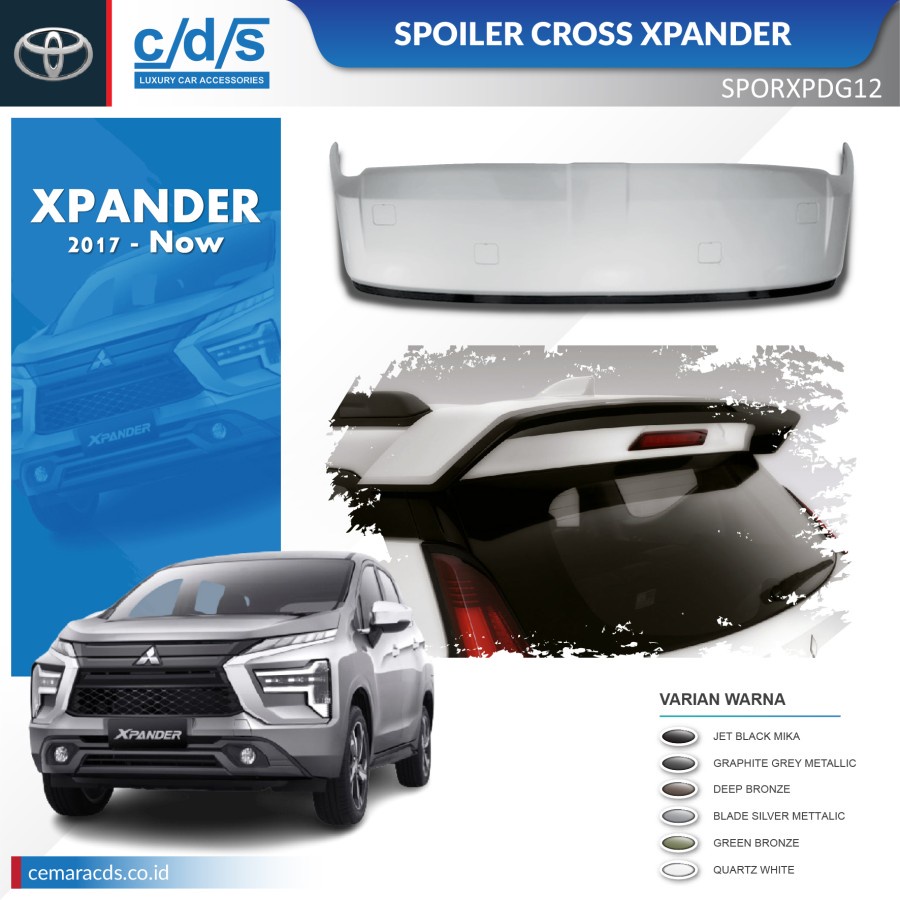 SPOILER NEW XPANDER / XPANDER CROSS FACELIFT MODEL ORIGINAL AERO