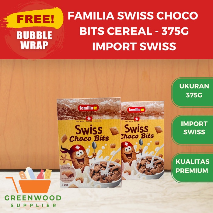 

Familia Swiss Choco Bits Cereal - 375G [IMPORT SWISS]