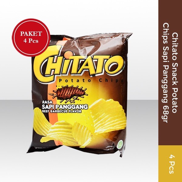 

Chitato Snack Potato Chips Sapi Panggang 68 g Paket 4 Pcs