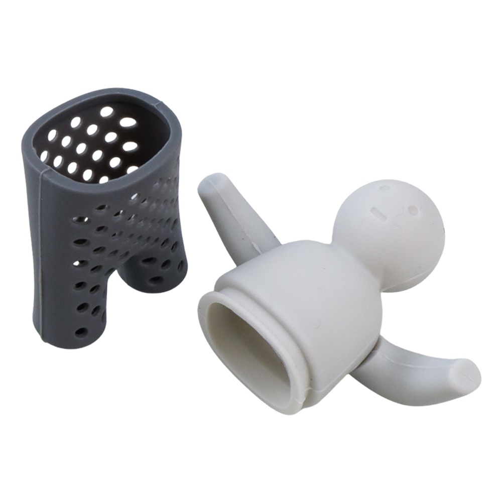 Saringan Teh Tea / Filter Infuser Filter Strainer Chilling Man/ Infuser Silikon/ Filter Saringan Teh
