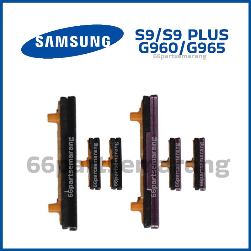 Tombol Luar Power On Off Volume Samsung S9 / S9+ Plus G960 / G965 New - Blackclover Sparepart