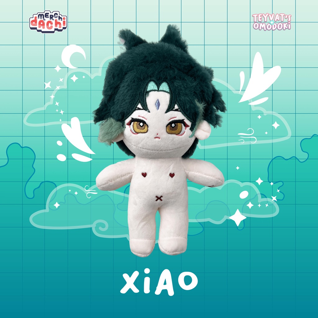 Boneka Omodoki Xiao tanpa baju genshin Impact Alhaitam & Venti Dolls