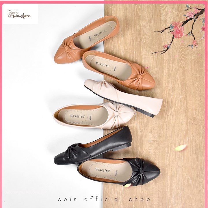 Flat Shoes Terkini / SEIS Caren Sepatu Flatshoes Wanita