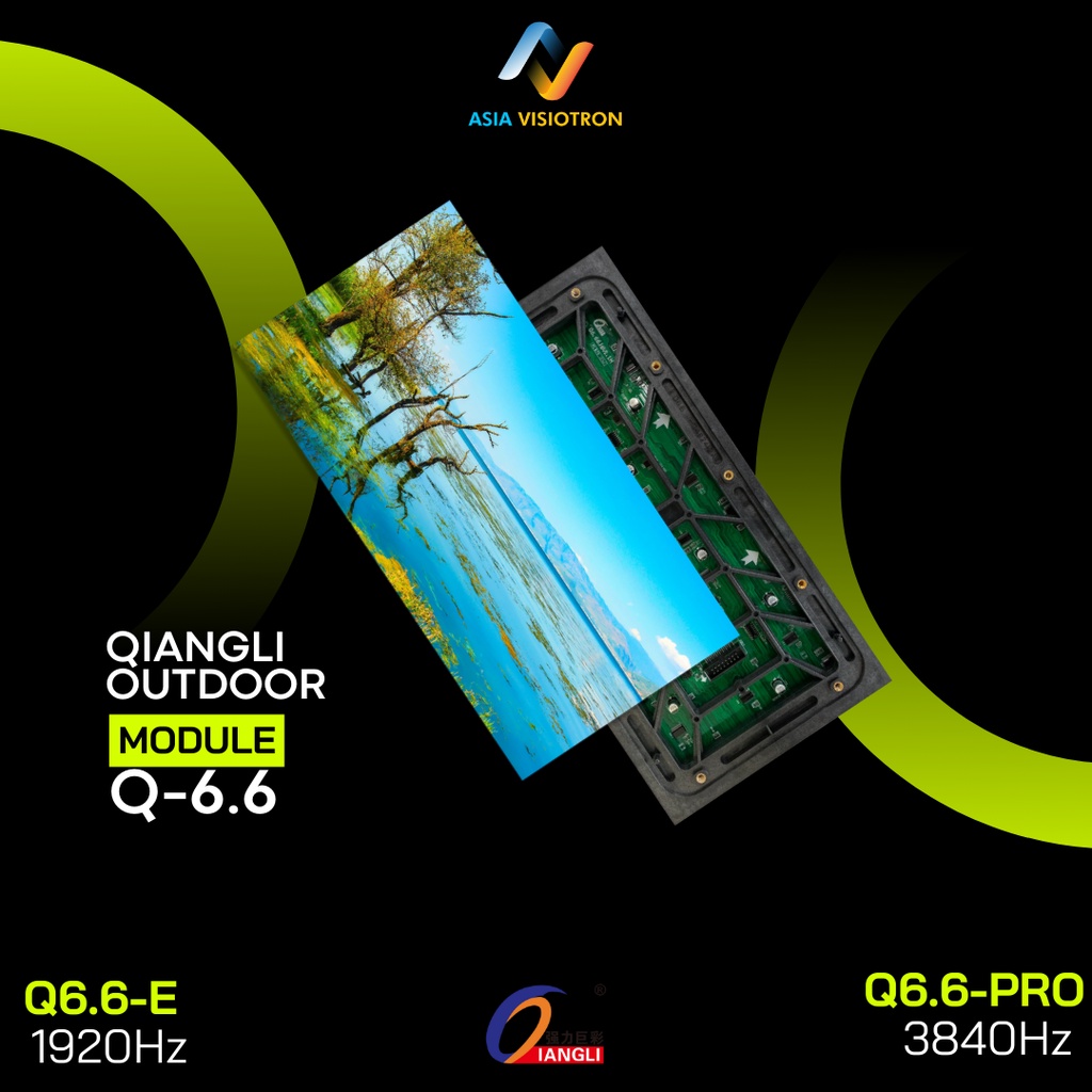 Modul P6.6 Outdoor 1920Hz 3840Hz ORIGINAL QiangLi Videotron
