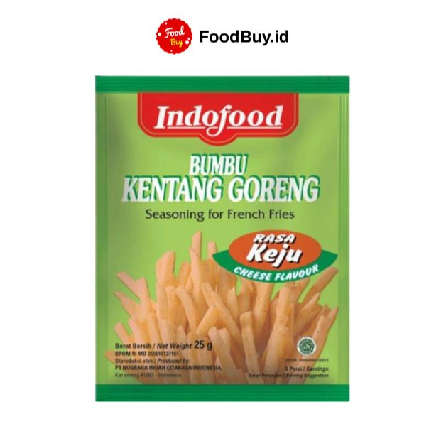 

Indofood Bumbu Kentang Goreng Rasa Keju 25 gr