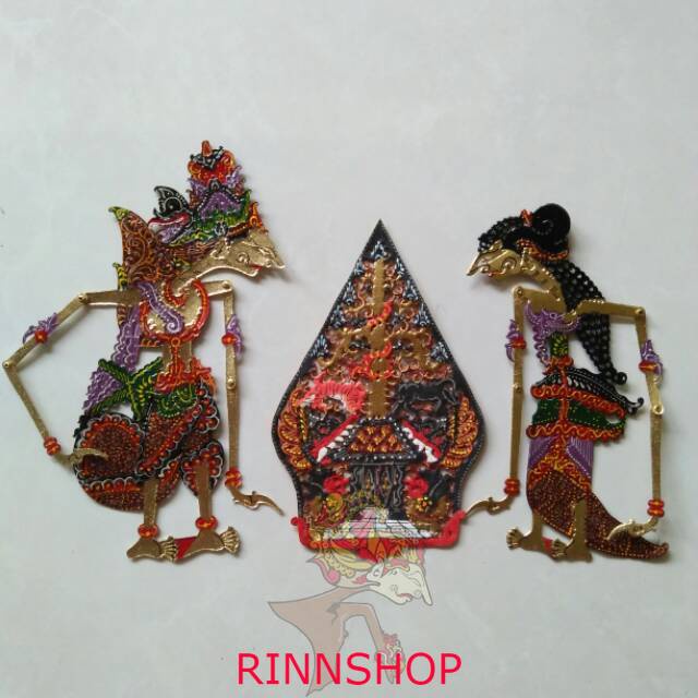 Set Wayang untuk  pembuatan Mahar Rama, Sinta, dan Gunungan / kulit asli/ cod / wayang murah