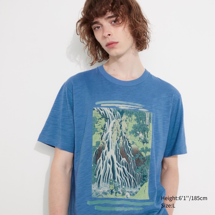 UNIQLO UT Hokusai Lengan Pendek 466789 Uniseks