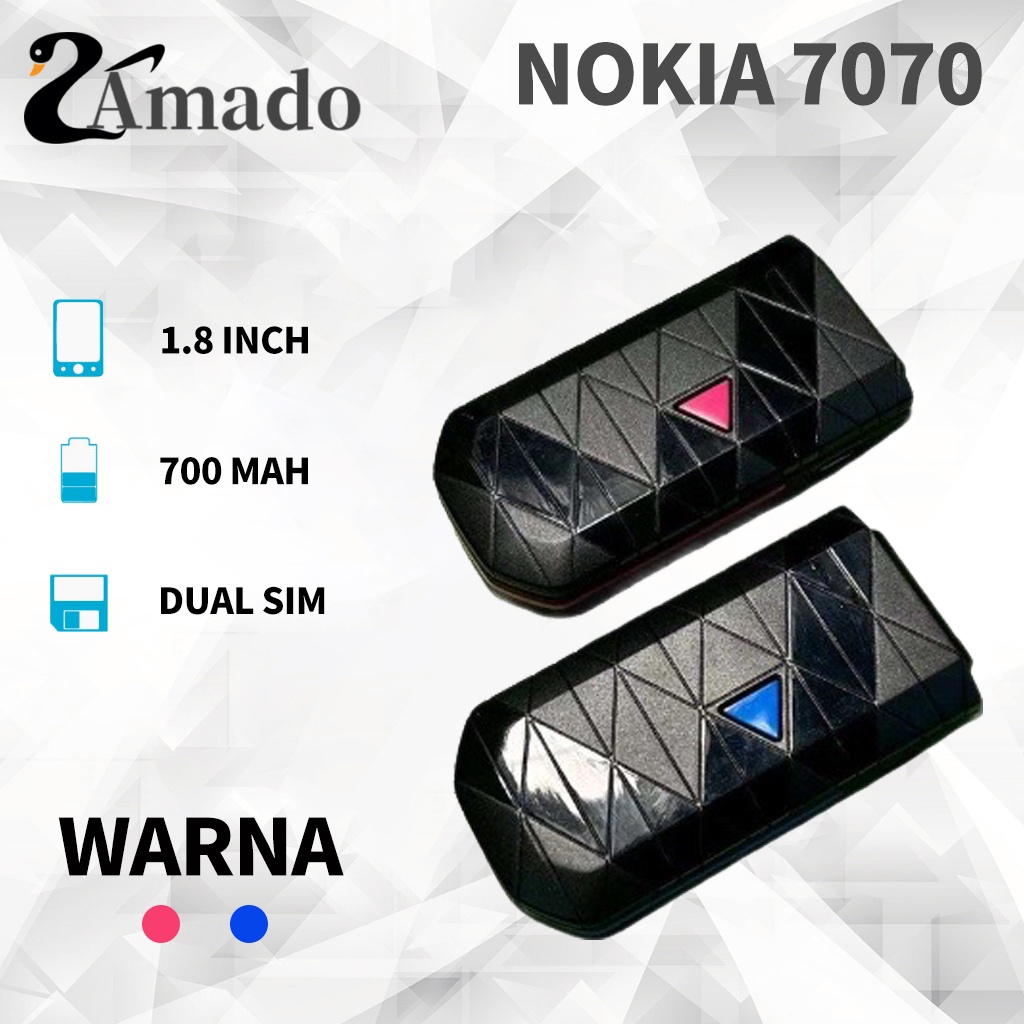 Model Baru Hp NOKIA Lipat 7070 Flip Dengan Warna Bagus Dan Murah