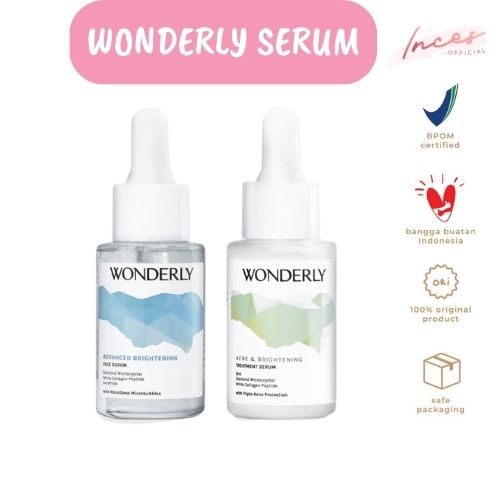 inces - WONDERLY Double Combo Acne Diamond Glow Serum & Advanced Brightening Face Serum