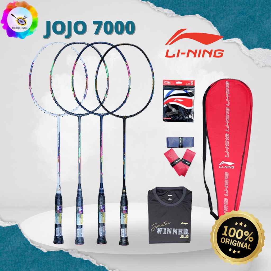 RAKET BADMINTON RAKET LINING JONATHAN CHRISTIE JOJO 7000 ORIGINAL