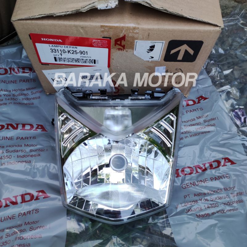Reflektor Lampu Depan Honda Beat Fi/ Beat Sporty Original AHM - 33110K25901