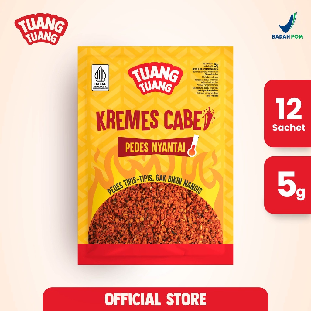 

TuangTuang - Kremes Cabe Pedes Nyantai (sachet)