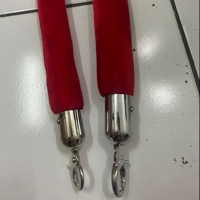 

Tali bludru tiang antrian - 3.5cm silver