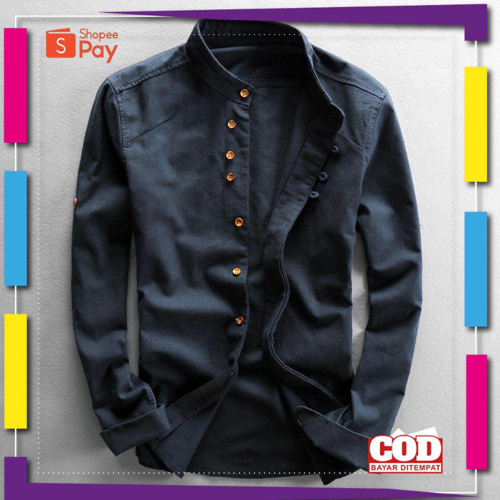 PREMIUM KOREAN STYLE / New Product !!! Kemeja Pria Dean - Kemeja Pria - Kemeja Panjang - Kemeja Casu