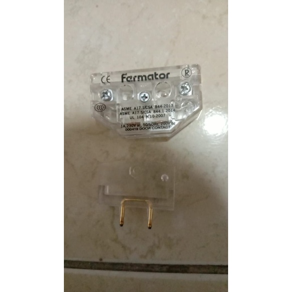 

PART LIFT/DOOR SWITCH FERMATOR TYPE 419