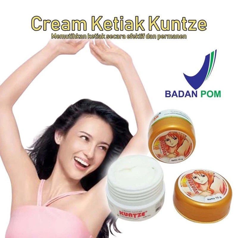 Cream Ketiak Kuntze BPOM Pemutih Ketiak