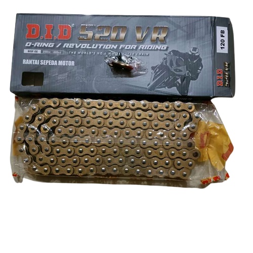 RANTAI MOTOR DID CHAIN 520VR GOLD - 120