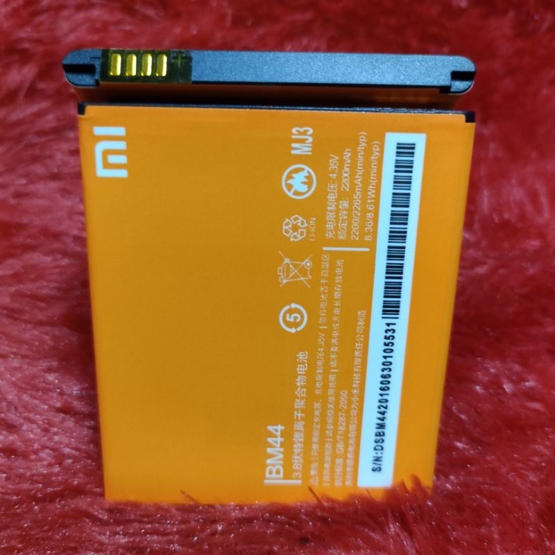 Batterai Xiaomi BM 44 Battry Batry Batre Xiaomi Bm41 Original