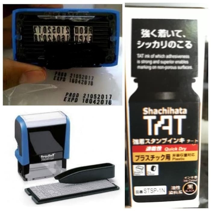 

stempel kode produksi 1 set