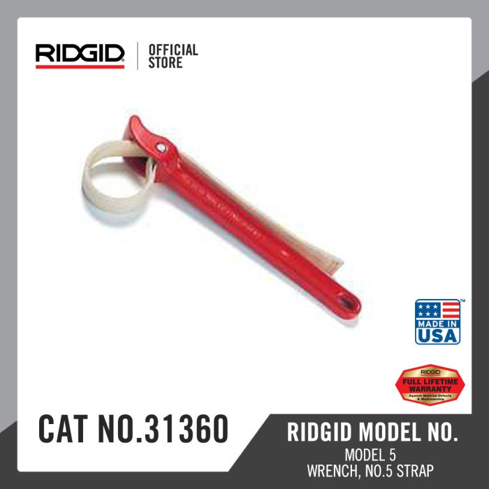 

RIDGID Strap Wrenches, Model No 5-31360