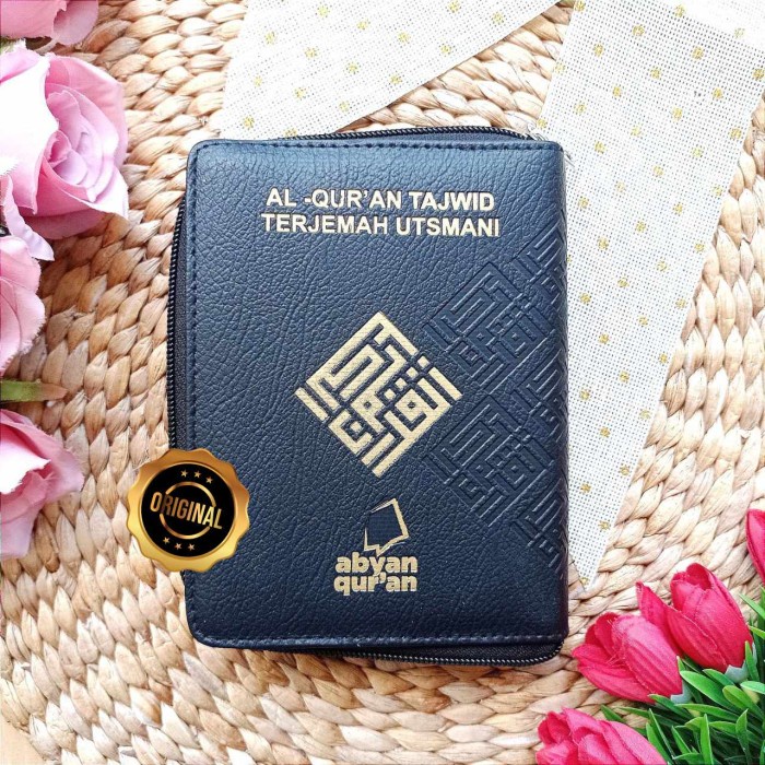 Al-Quran Tajwid Terjemah Utsmani Abyan - A6 Resleting - Asli