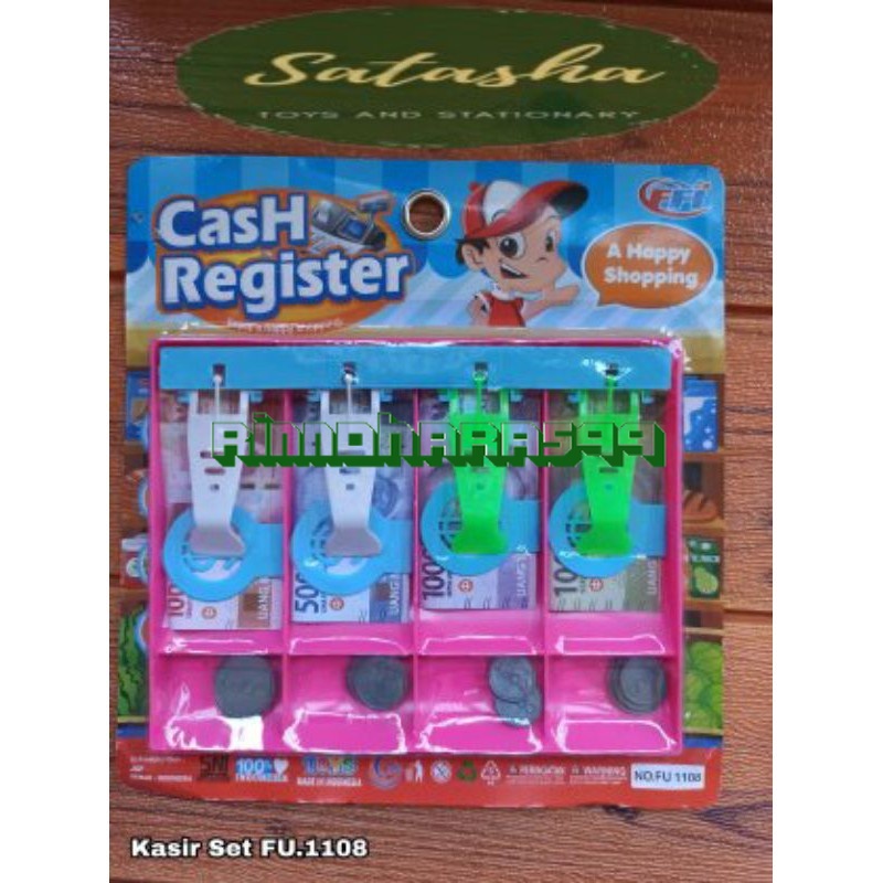 

SET MESIN KASIR CASH REGISTER FU.1108