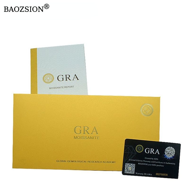 GRA Sertifikat Moissanite Dapat Ditanyakan Pada Kartu Hitam Sertifikat GRA