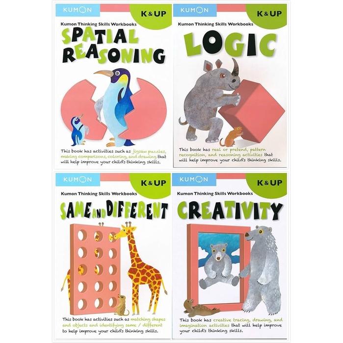 [LOGU] Buku Kumon Thinking SKills Workbooks, Buku aktifitas Activity Kumon