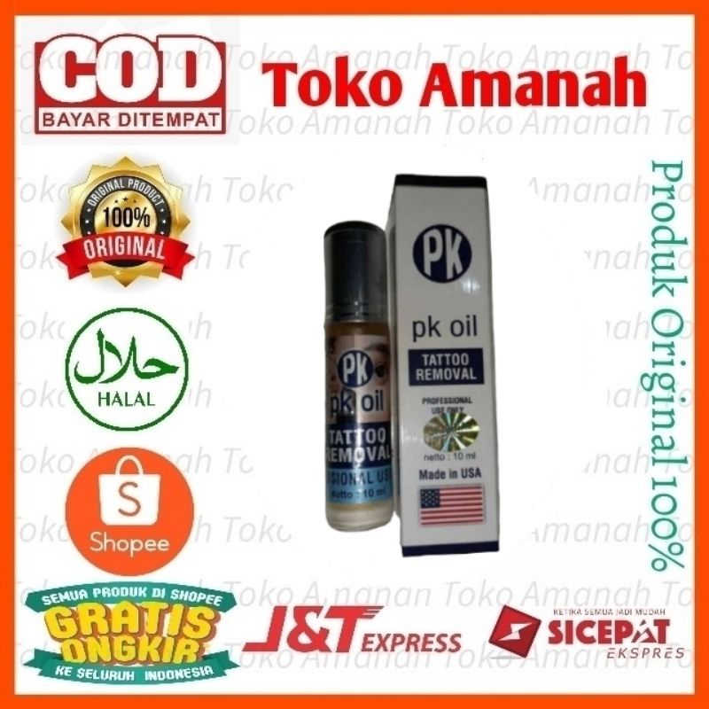 Obat Penghilang Penghapus Tatto Permanen & Sulam Alis PK Oil Cepat Aman(Gratis Ongkir)